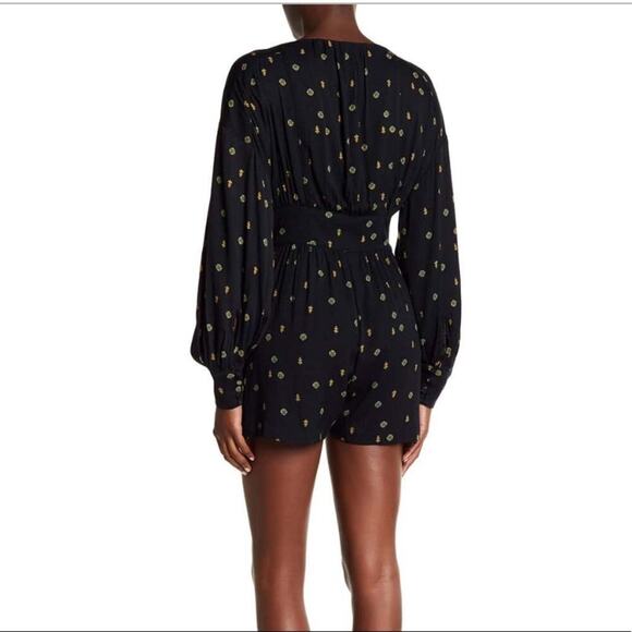 Free People Love Grows Front Button Print Romper - Picture 8 of 8